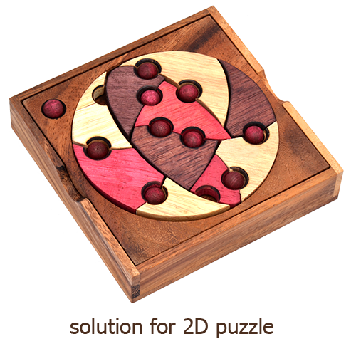 Solution for 2D Puzzles from samanea wood