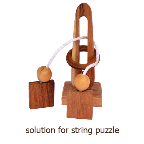 solution for string puzzle like lord of the ring