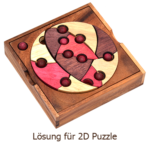Lösungen für 2D Puzzle in Samanea Holz