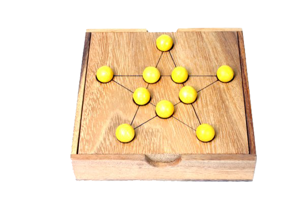 jeu en bois thai stratégie pythagore en bois jeu qi chiang mai